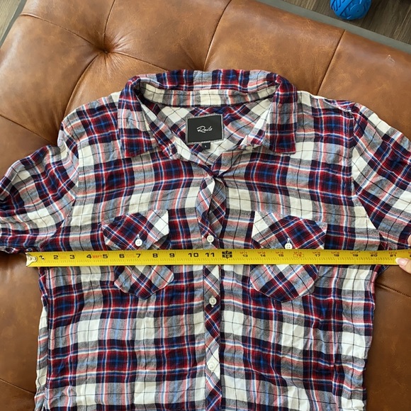 Rails Plaid Flannel button down (L) - Picture 6 of 6